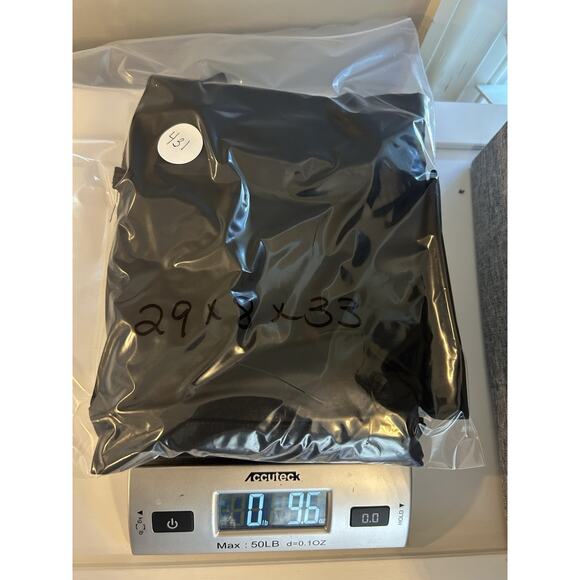 APPLE BOTTOM Pants Womens black Size 7/8 logo Stretch Polyester Spandex - Picture 10 of 10